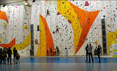 Retour sur l'inauguration de l'extension du mur d'escalade de la salle du Garo