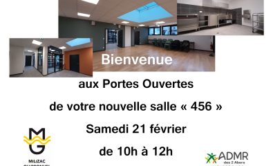 Portes ouvertes samedi 21 février de la salle "456"